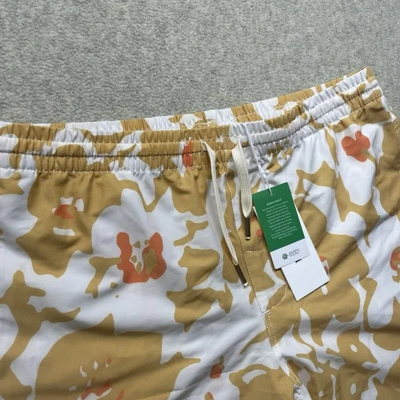 Rhythm Howser Beach Shorts Men's Size 34 Gold Camo Swim Trunks NWT $72 - Picture 2 of 6